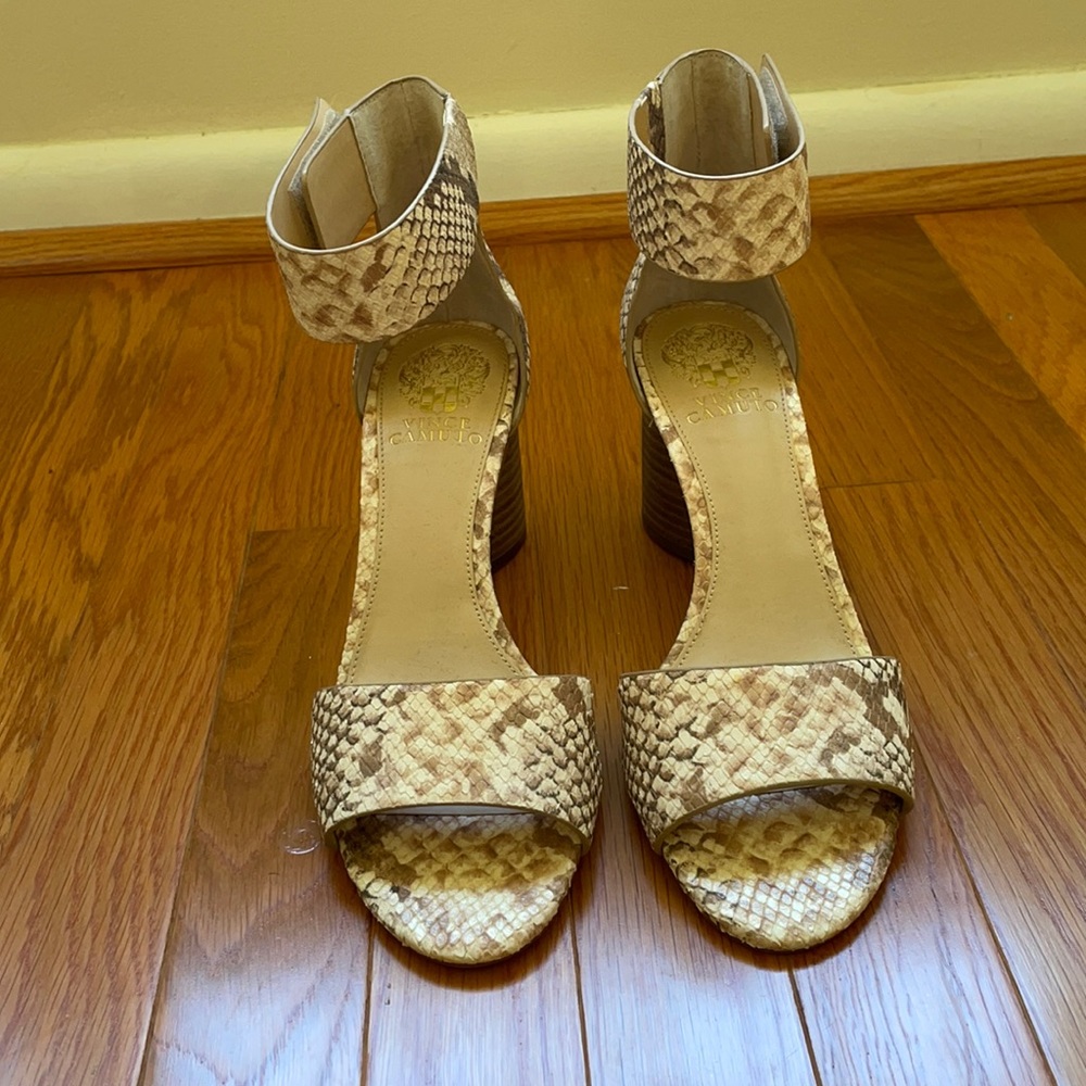 Vince Camuto Snakeskin Heels